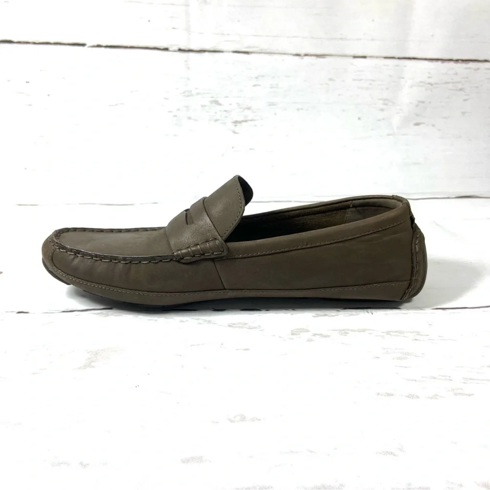 Cole Haan Grand‎ Os Mens Loafers Size 11M Brown Leather Driving Moc
